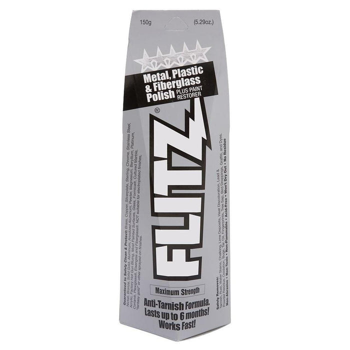 Flitz All Metal Paste Polish with Protective Wax Finish